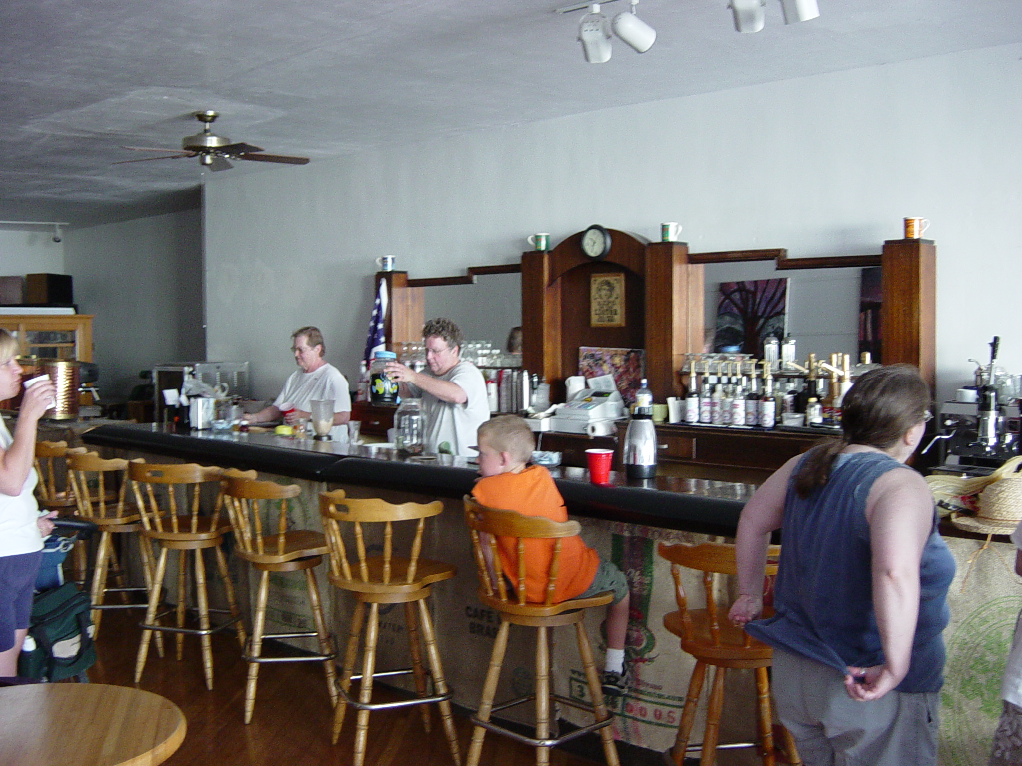 Local coffeehouse.